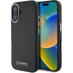 Karl Lagerfeld Karl Lagerfeld KLHMP16SPGMSRPK iPhone 16 6.1" czarny/black hardcase FW Metal Plate MagSafe