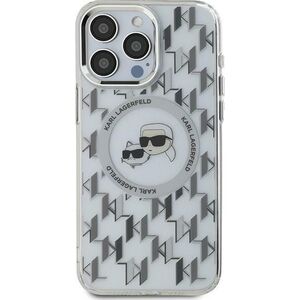 Karl Lagerfeld Karl Lagerfeld KLHMP15SHMCKMHT iPhone 15 6.1" przezroczysty/transparent IML Monogram Karl&Choupette Head MagSafe