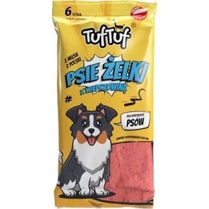 BULT TUF TUF Przysmak Dla Psa Żelki Paski Z Wieprzowiną 6szt