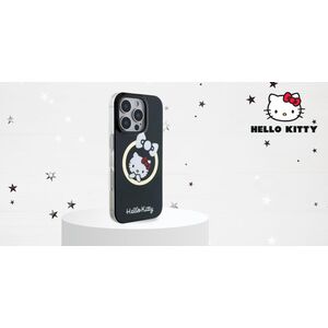 Hello Kitty Hello Kitty HKHMP16SHFLBK iPhone 16 6.1" black/black hardcase IML Fun bow Magsafe