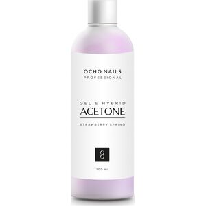 Activeshop OCHO NAILS Aceton truskawkowy 100 ml