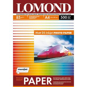 Lomond Lomond Photo Inkjet Paper Matte 85 g/m2 A4, 500 sheets, double sided