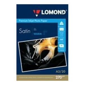 Sourcing Lomond Premium Photo Paper Satin 270 g/m2 A3, 20 sheets, Warm