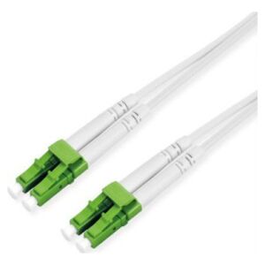 Triton Kabel światłowodowy ROLINE duplex, 9/125m OS2, LC/LC, wzmocniony stalą, LSOH, biały, 2 m
