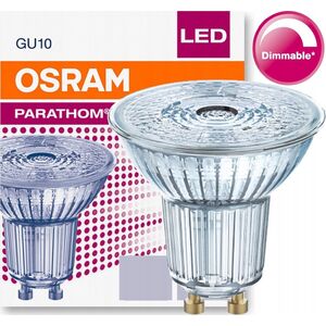 Osram LED Lamp OSRAM PARATHOM 7.2W, GU10, 220-240V, 2700K, 120deg, dimmable, corresponds to an 80W bulb