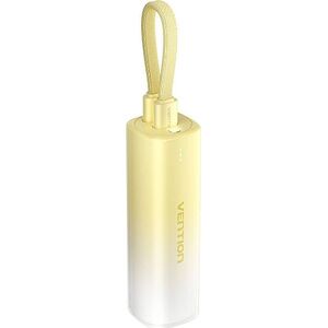 Powerbank Vention Powerbank 5000mAh Vention FHWY0 20W + kabel USB-C do lightning (żółty)
