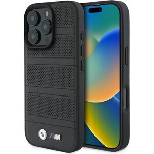 BMW BMW BMHMP16X23PUSPK iPhone 16 Pro Max     6.9" czarny/black hardcase M Perforated And Stitched Line MagSafe