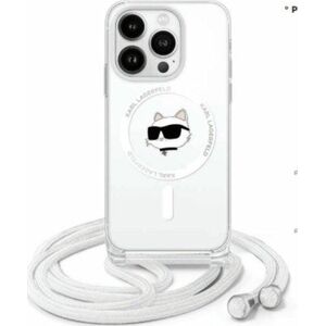 Karl Lagerfeld Karl Lagerfeld KLHMP16LHCCHNT iPhone 16   Pro 6.3" hardcase transparent IML Choupette Head & Cord Magsafe