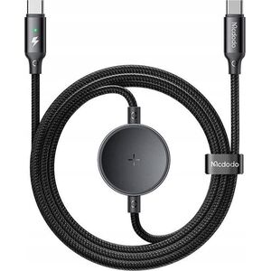 Kabel USB Mcdodo Kabel 2w1 Mcdodo CA-4170 USB-C + bezprzewodowa ładowarka Samsung Watch, 60W, 1.5m