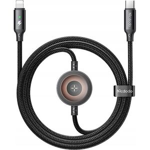 Kabel USB Mcdodo Kabel 2w1 Mcdodo CA-5680 USB-C do Lightning + ładowarka Apple Watch, 36W, 1.5m