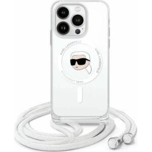 Karl Lagerfeld Karl Lagerfeld KLHMP16XHCKHNT iPhone 16   Pro Max 6.9" hardcase transparent Crossbody IML Karl Head Magsafe