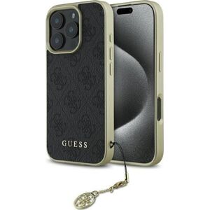 Guess Guess GUHCP16LGF4GGR iPhone 16 Pro 6.3"   czarny/black hardcase 4G Charms Collection