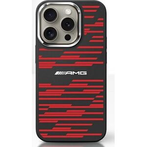 Mercedes AMG AMHMP16S24SSRRK iPhone 16 6.1"        czarny/black hardcase Silicone Graphics MagSafe