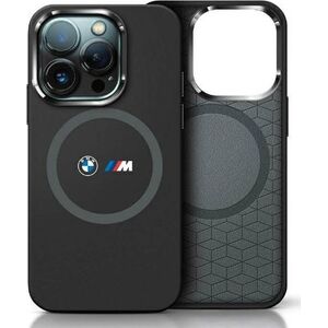BMW BMW BMHMP16S23SROK iPhone 16 6.1"         czarny/black hardcase M Silicone Printed Ring MagSafe