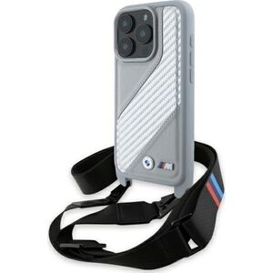 BMW BMW BMHCP16X23PSCCG iPhone 16 Pro Max     6.9" szary/grey hardcase M Edition Carbon Stripe & Strap