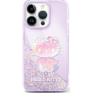 Hello Kitty Hello Kitty HKHCP16SL50PPU iPhone 16      6.1" fioletowy/purple hardcase Liquid Glitter 50TH Anniversary Party