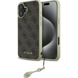 Guess Guess GUHCP16SGF4GBR iPhone 16 6.1"       brązowy/brown hardcase 4G Charms Collection