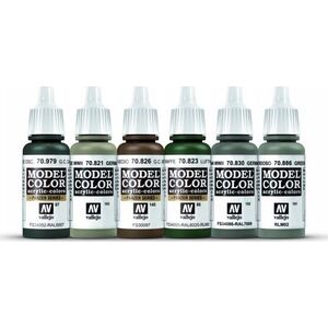 Vallejo Vallejo: 70.206 - Model Color - WWII German Infantry (6 x 18 ml)