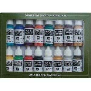 Vallejo Vallejo: 70.142 - Model Color - Medieval Colors (16 x 18 ml)
