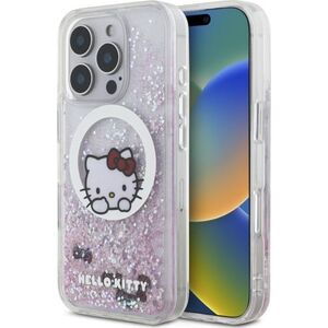 HelloKitty Hello Kitty HKHMP16LLSWKH iPhone 16 Pro   6.3" biały/white hardcase Liquid Glitter Sweet Kitty Bows MagSafe