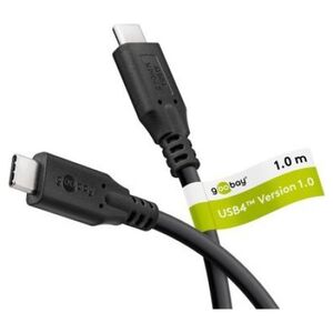 Goobay Kabel USB-C™, USB4™, 100 W, 20 Gbit/s, Power Delivery, m