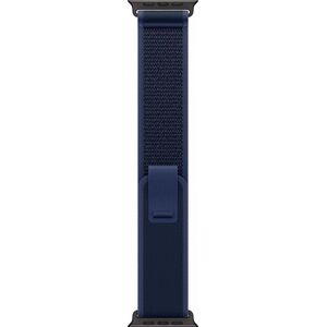 Apple Opaska Trail w kolorze niebieskim do koperty 49 mm - rozmiar M/L - elementy z tytanu w kolorze czarnym