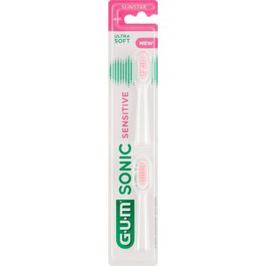 Końcówka Sunstar Sunstar GUM Sonic Sensitive, Wymienne końcówki białe, 2 sztuki