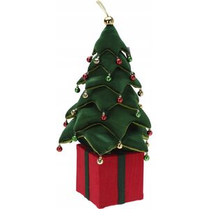 Home Styling Collection Pluszowa choinka, dekoracja z LED, 115 cm