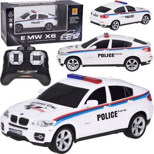 Jokomisiada Sportowy radiowóz BMW X6 auto sterowane na pilota RC0660 BI