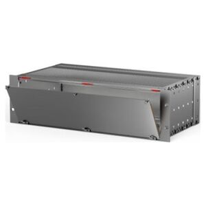 SCHROFF Panel przedni SCHROFF, ekranowany, dolny na zawiasach, 3 U, 63 U, 2,5 mm, al, anodowany przód, przewodzący tył