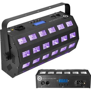 LIGHT4ME LIGHT4ME UV 24 + STROBE DMX reflektor ultrafioletowy stroboskop efekt LED