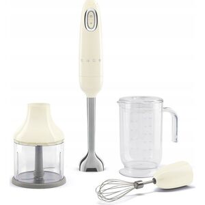 Blender Smeg Blender ręczny z akc. Smeg HBF03CREU kremowy