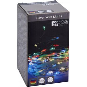 Lampki choinkowe Christmas decoration Lampki druciki na baterie girlanda 320 LED multikolor