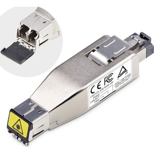 Konwerter światłowodowy StarTech StarTech D01ML55P-FIBER-MEDIA konwerter sieciowy 1000 Mbit/s 1310 nm Multifunkcyjny, Pojedynczy Srebrny