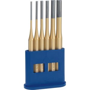 UN ZESTAW WYBIJAKÃW W STOJAKU Z TWORZYW ÅR. 3, 4, 5, 6, 8, 10MM