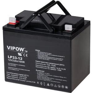 Vipow Akumulator żelowy VIPOW 12V 33Ah
