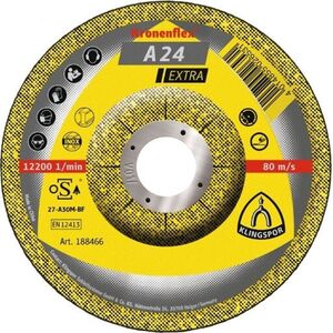 Klingspor TARCZA DO SZLIFOW.METAL A24EXTRA 150*6,0*22 WYPUKŁA SZT.1
