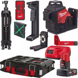 Milwaukee MILWAUKEE.PLANE LASER M123PLKIT-401P GREEN KIT