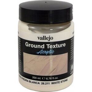 Vallejo Vallejo: 26.211 - Diorama FX - Ground Textures - White Stone (200 ml)