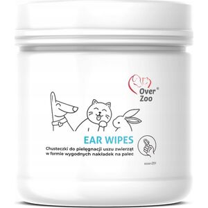 Over Zoo OVER ZOO EAR WIPES CHUSTECZKI DO          PIELĘGNACJI USZU 50szt