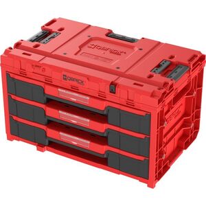 PATROL QBRICK SYSTEM ONE DRAWER 3 TOOLBOX 2.0 RED ULTRA HD CUSTOM