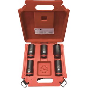 Milwaukee Set of impact heads (extended) 3/4" 5 pcs. (27,30,32,33,36mm) Milwaukee