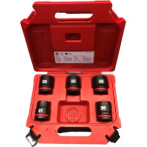 Milwaukee Set of impact heads (short) 3/4" 5 pcs. (27,30,32,33,36mm) Milwaukee