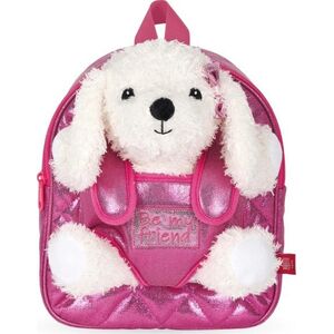 Perletti PERLETTI mini backpack with removable plush Paris puppies, 13080