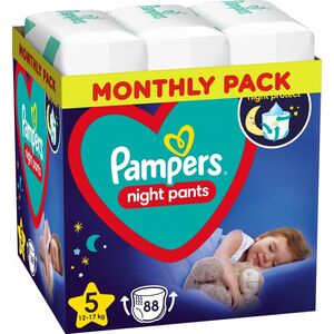 Pampers Pieluchomajtki PAMPERS Pants Night Monthly pack S5 (4x22ct) = 88ct, 81758420MP