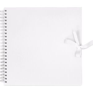 Dalprint ALBUM DO ZDOBIENIA 20,5 CM X 20,5 CM - BIAŁY (40 KARTEK)