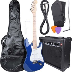 NN EG SET BLU zestaw gitarowy gitara elektryczna s