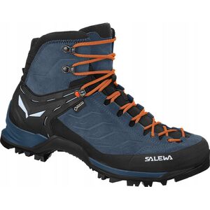 Buty trekkingowe męskie Buty mtn trainer mid gtx-dark denim-black-uk 8 (42) SALEWA