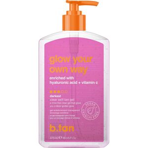 B.tan b.tan - Glow Your Own Way Clear Tanning Gel 473 ml