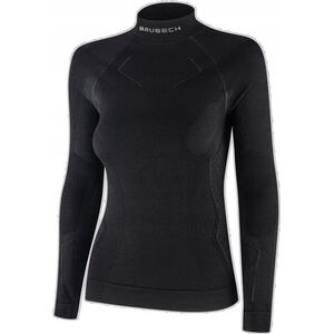 Brubeck LS1665W Bluza damska EXTREME MERINO czarny XL